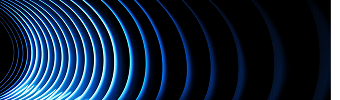Efeito visual abstrato em tons de azul